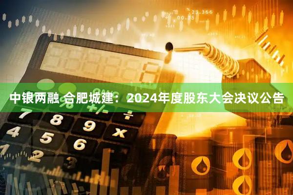 中银两融 合肥城建：2024年度股东大会决议公告
