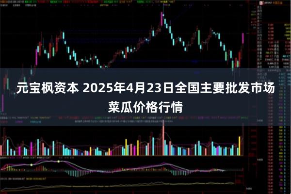 元宝枫资本 2025年4月23日全国主要批发市场菜瓜价格行情