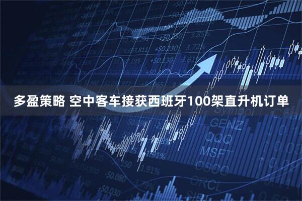 多盈策略 空中客车接获西班牙100架直升机订单