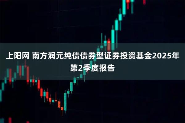上阳网 南方润元纯债债券型证券投资基金2025年第2季度报告
